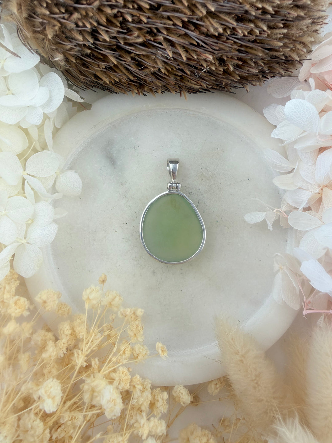 Jade Silver Pendant