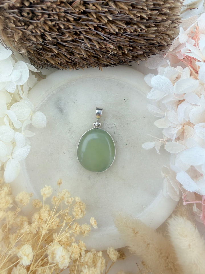 Jade Silver Pendant