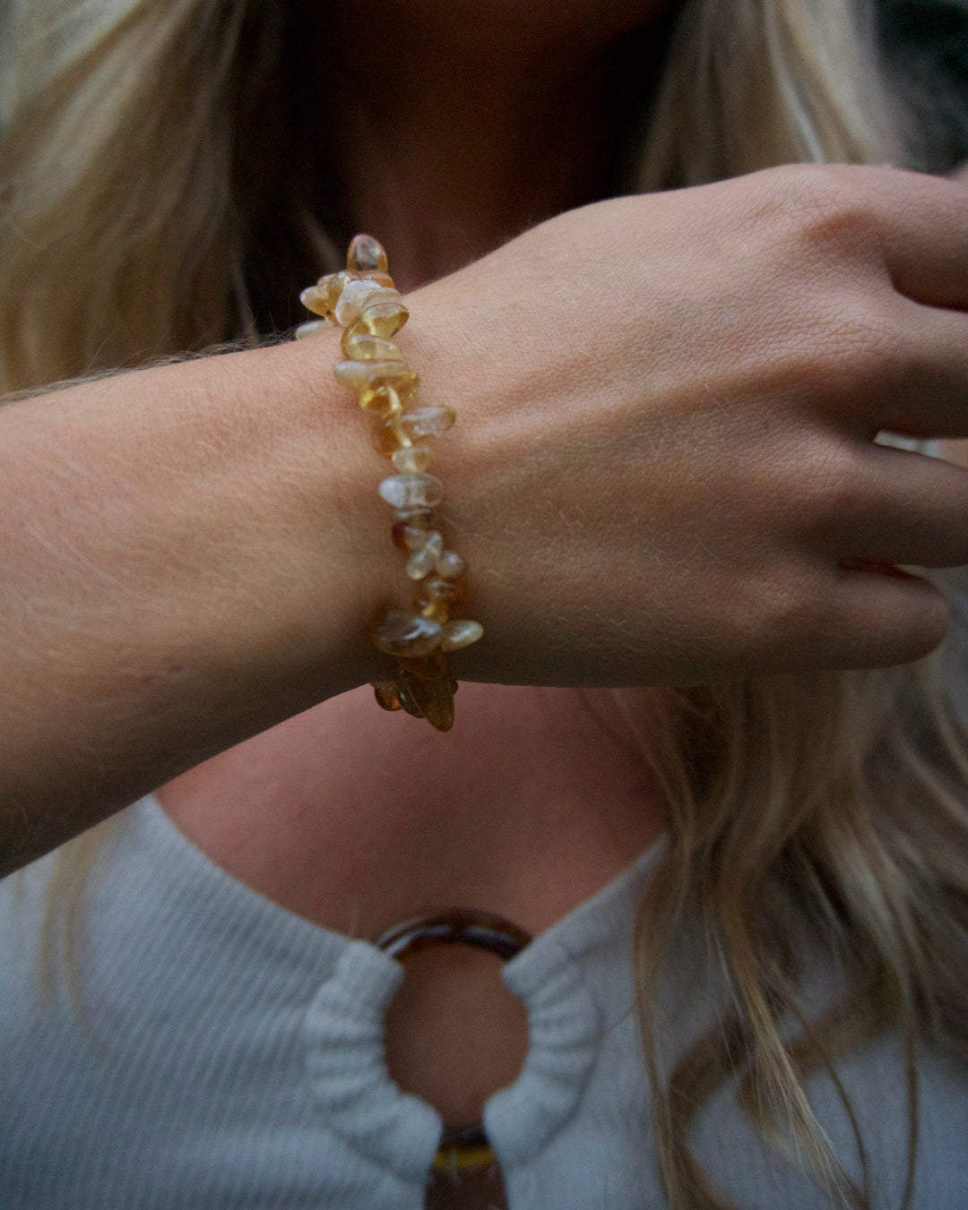 Citrine bracelet - Chip