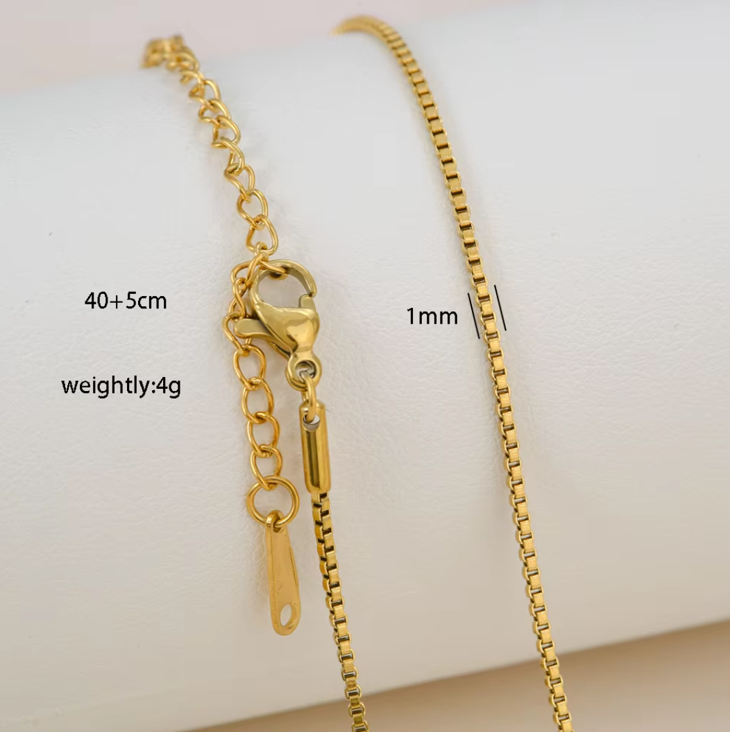 Gold Plating 18K Stainless Steel Necklace Chain
