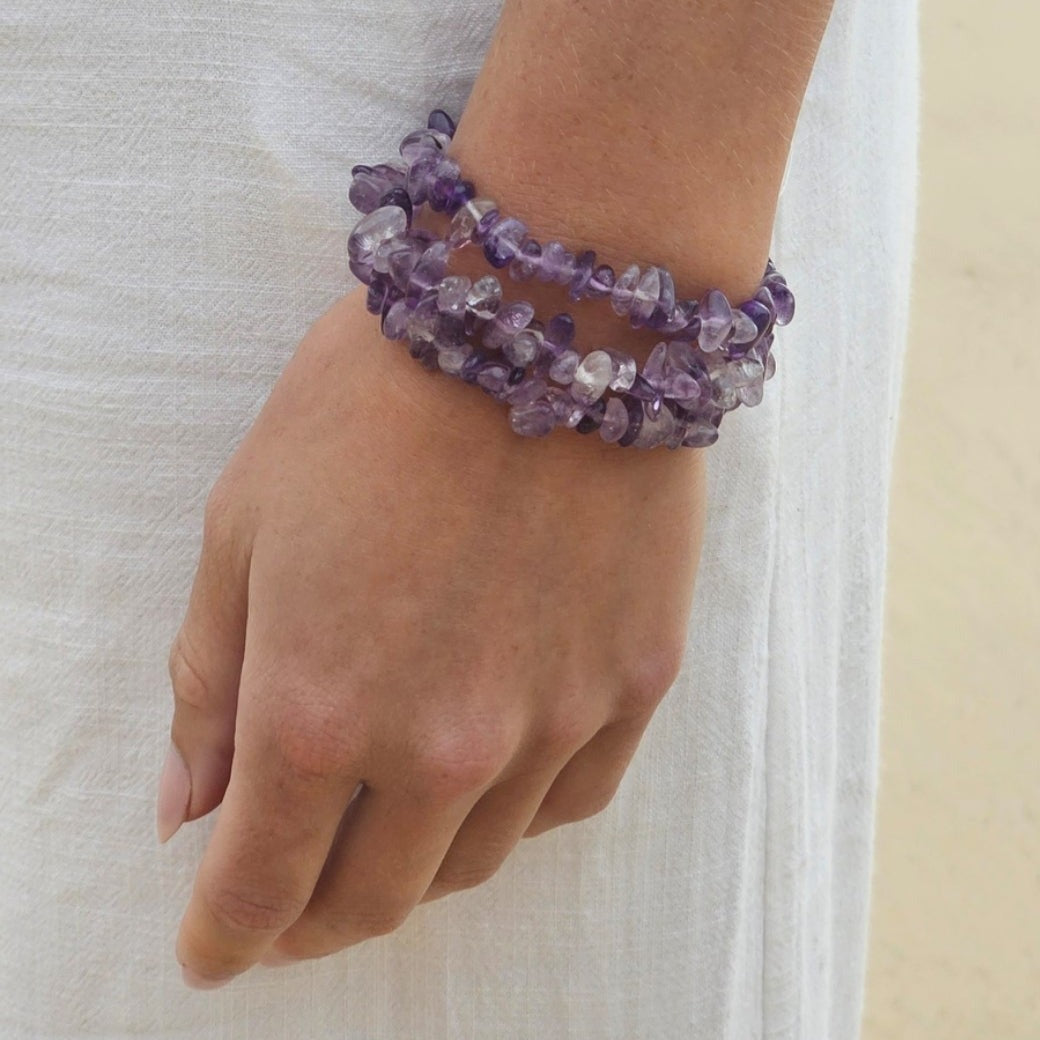 Amethyst Bracelet - Chip