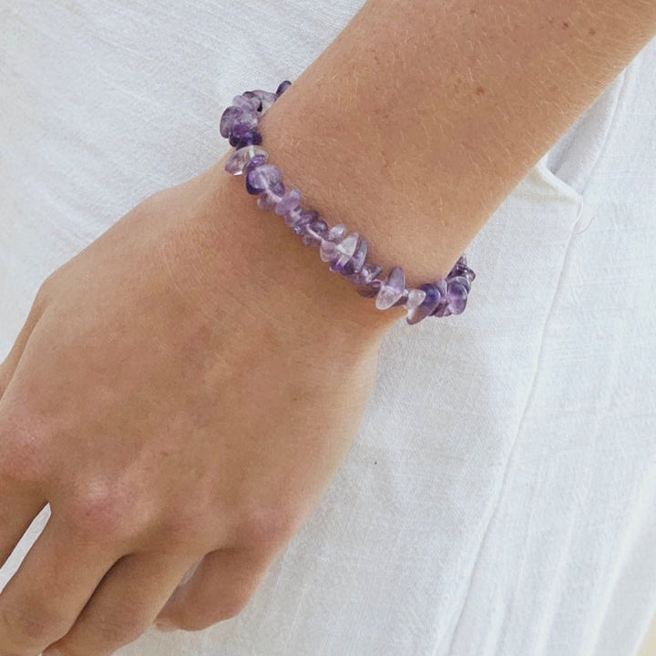 Amethyst Bracelet - Chip