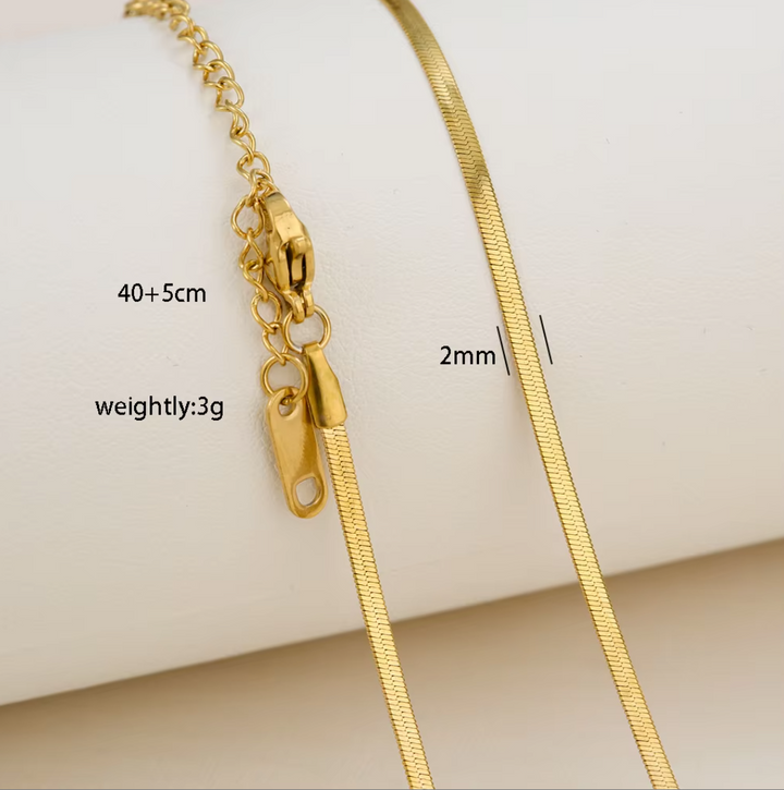 Gold Plating 18K Stainless Steel Necklace Chain
