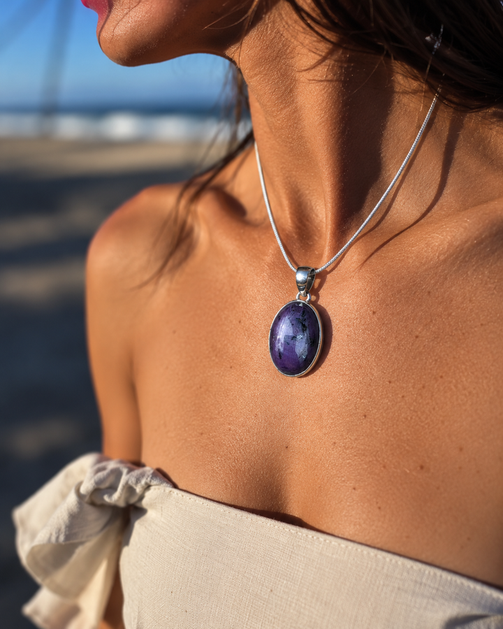 Star Ruby Silver Pendant - Your Fire, Rekindled