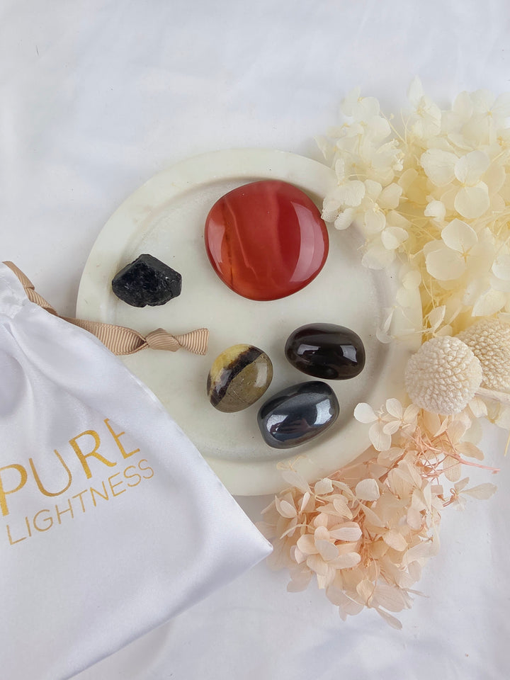 Feel Grounded Tumbled Stone Ritual — The Earth Set