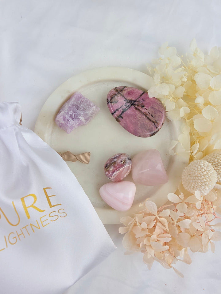 Open Your Heart Tumbled Stone Ritual — The Tender Heart Set