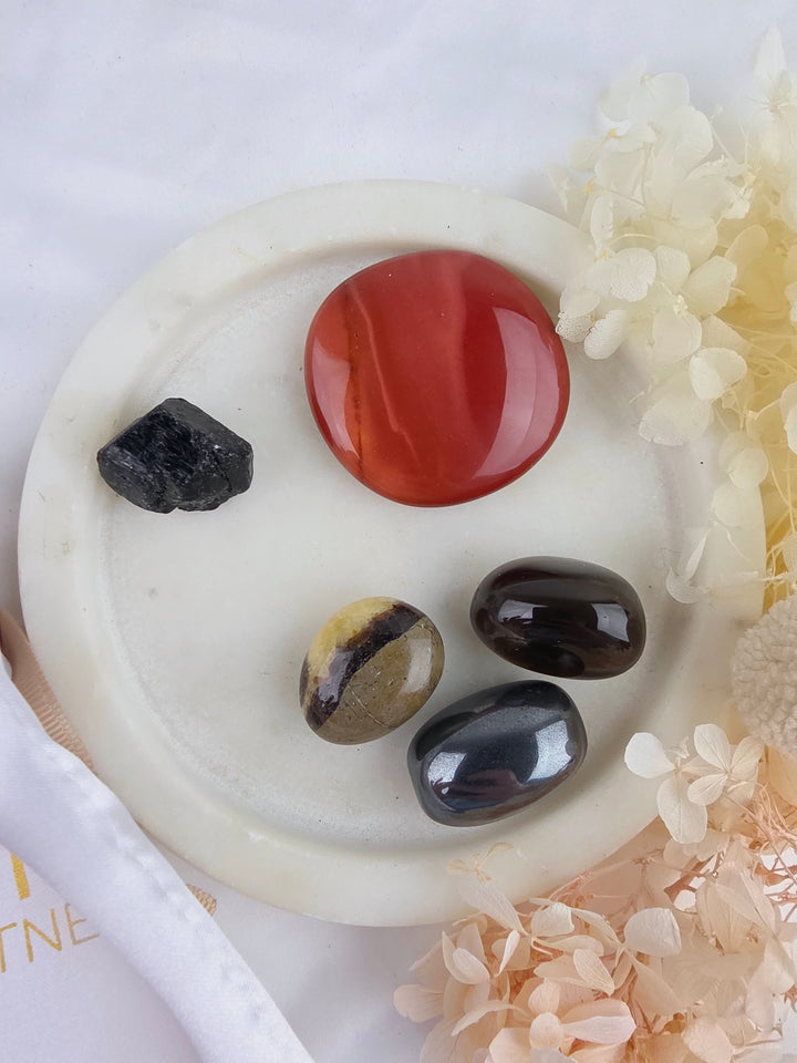 Feel Grounded Tumbled Stone Ritual — The Earth Set