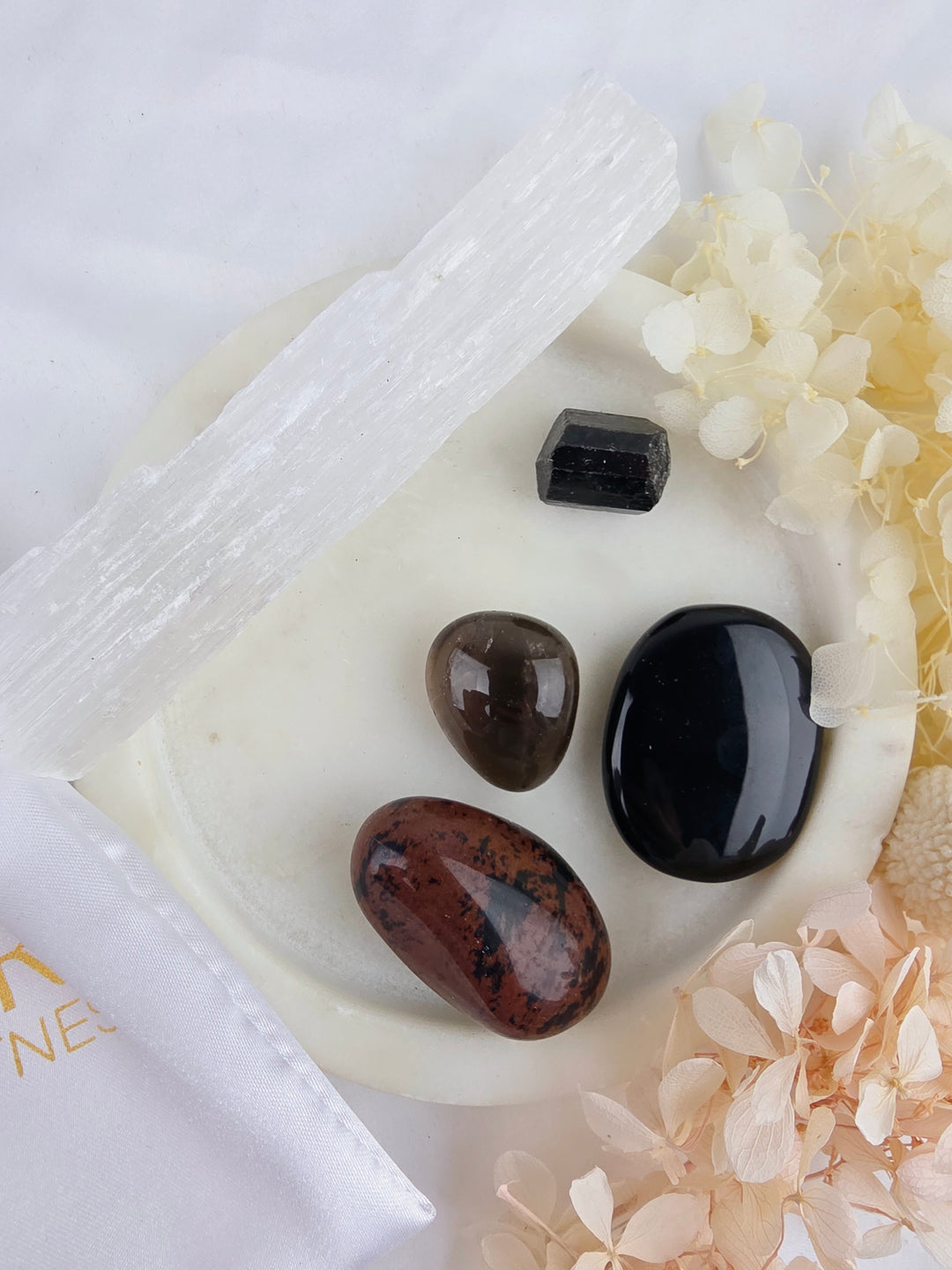 Protect Your Peace Tumbled Stone Ritual — The Boundary Set