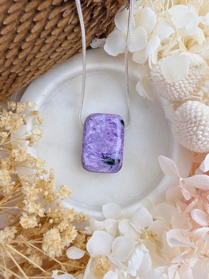 Charoite Pendant — Begin Again