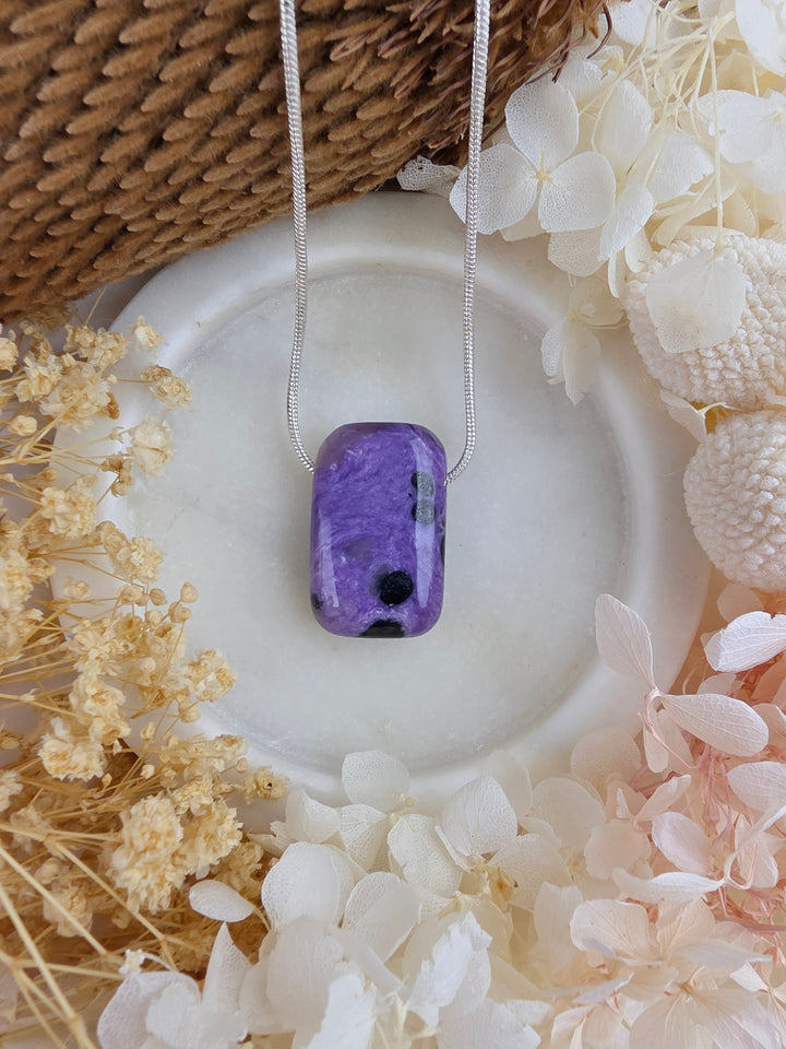 Charoite Pendant — Begin Again