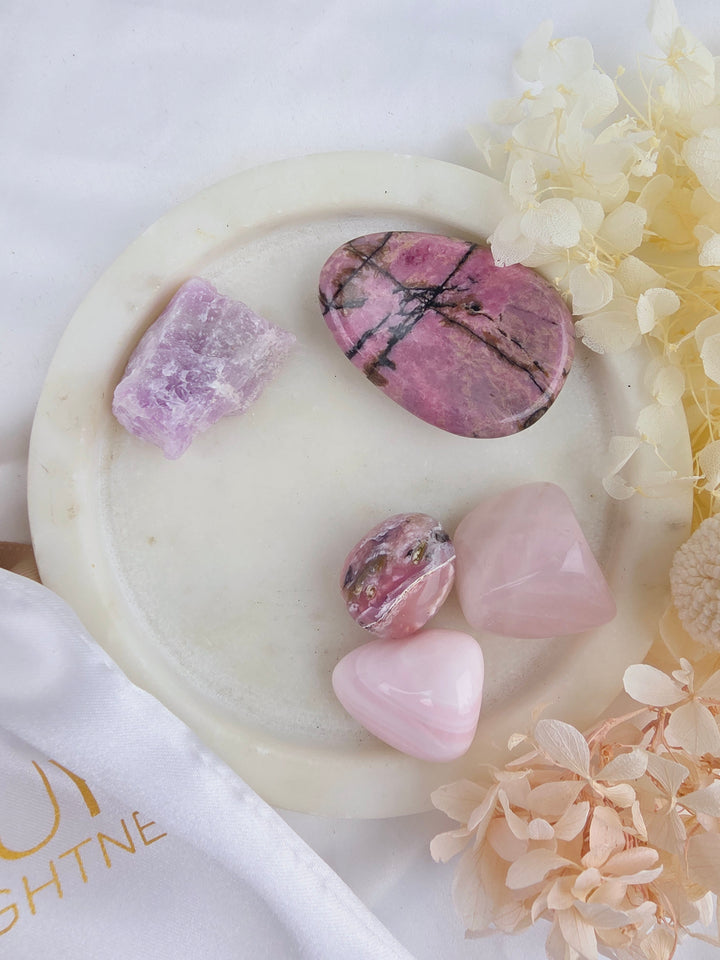 Open Your Heart Tumbled Stone Ritual — The Tender Heart Set