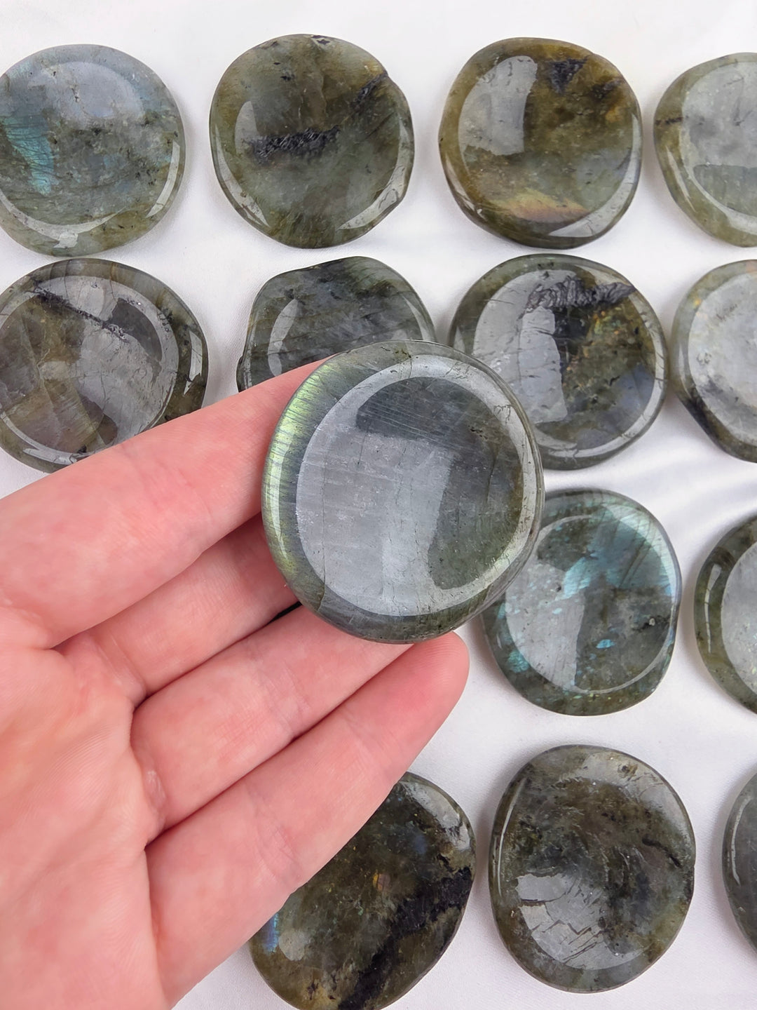 Labradorite Worry Stone — The Shield of Light
