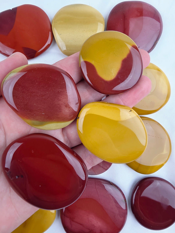Mookaite Jasper Flat Stone — Adventure Awaits