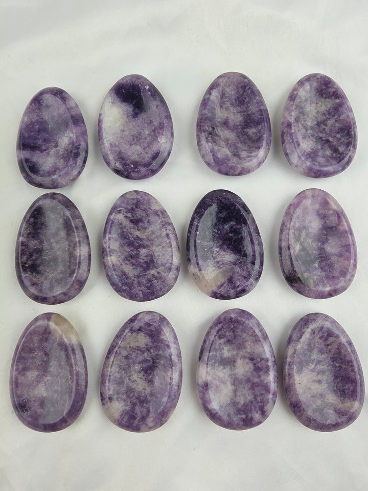 Lepidolite Worry Stone — Calm Within the Storm