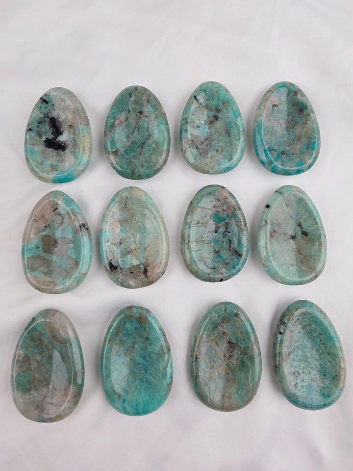Amazonite Worry Stone — Enough As You Are