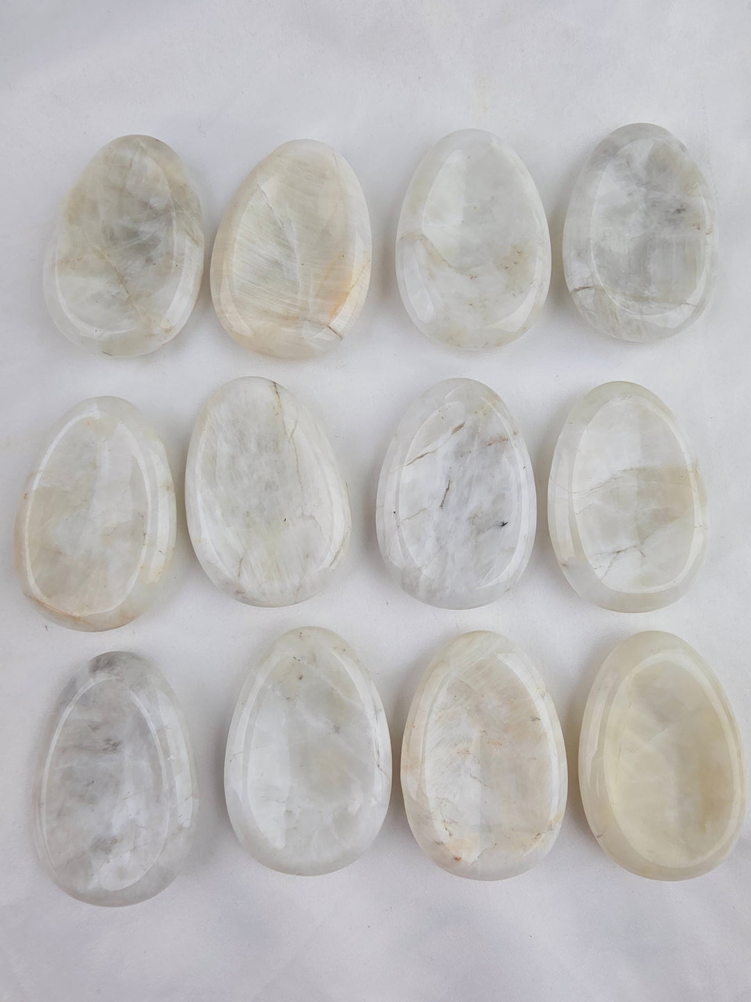 Moonstone Worry Stone — Moonlit Return