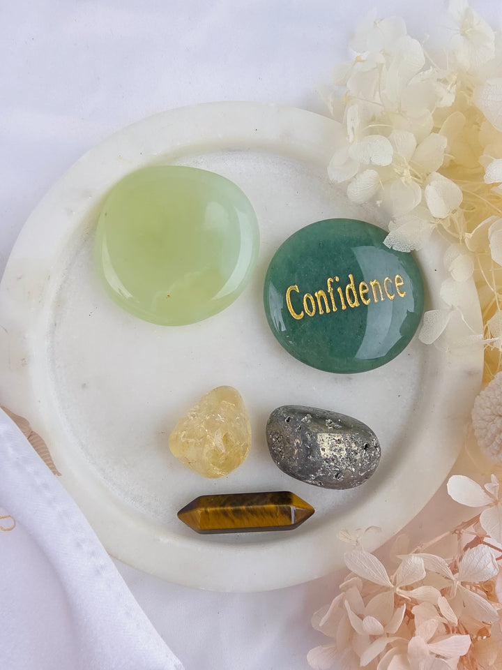 Call In Abundance Tumbled Stone Ritual — The Golden Flow Set