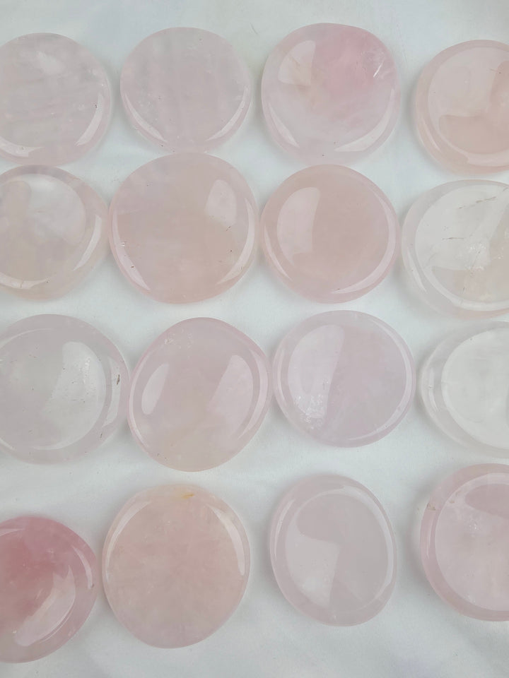 Rose Quartz Worry Stone — Love Returns