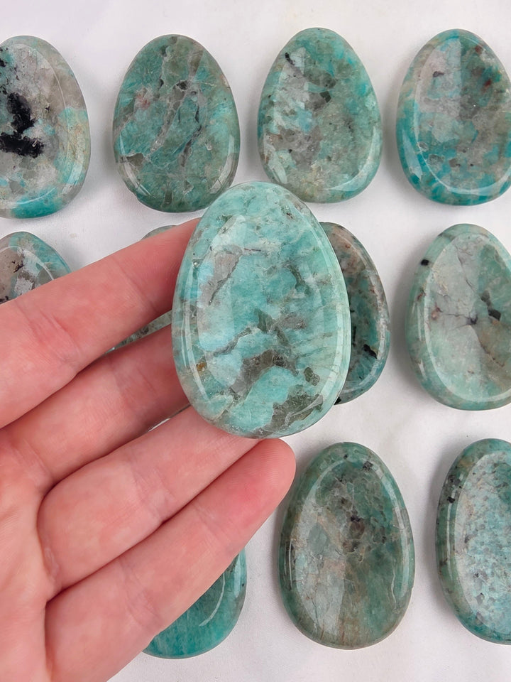 Amazonite Worry Stone — Enough As You Are