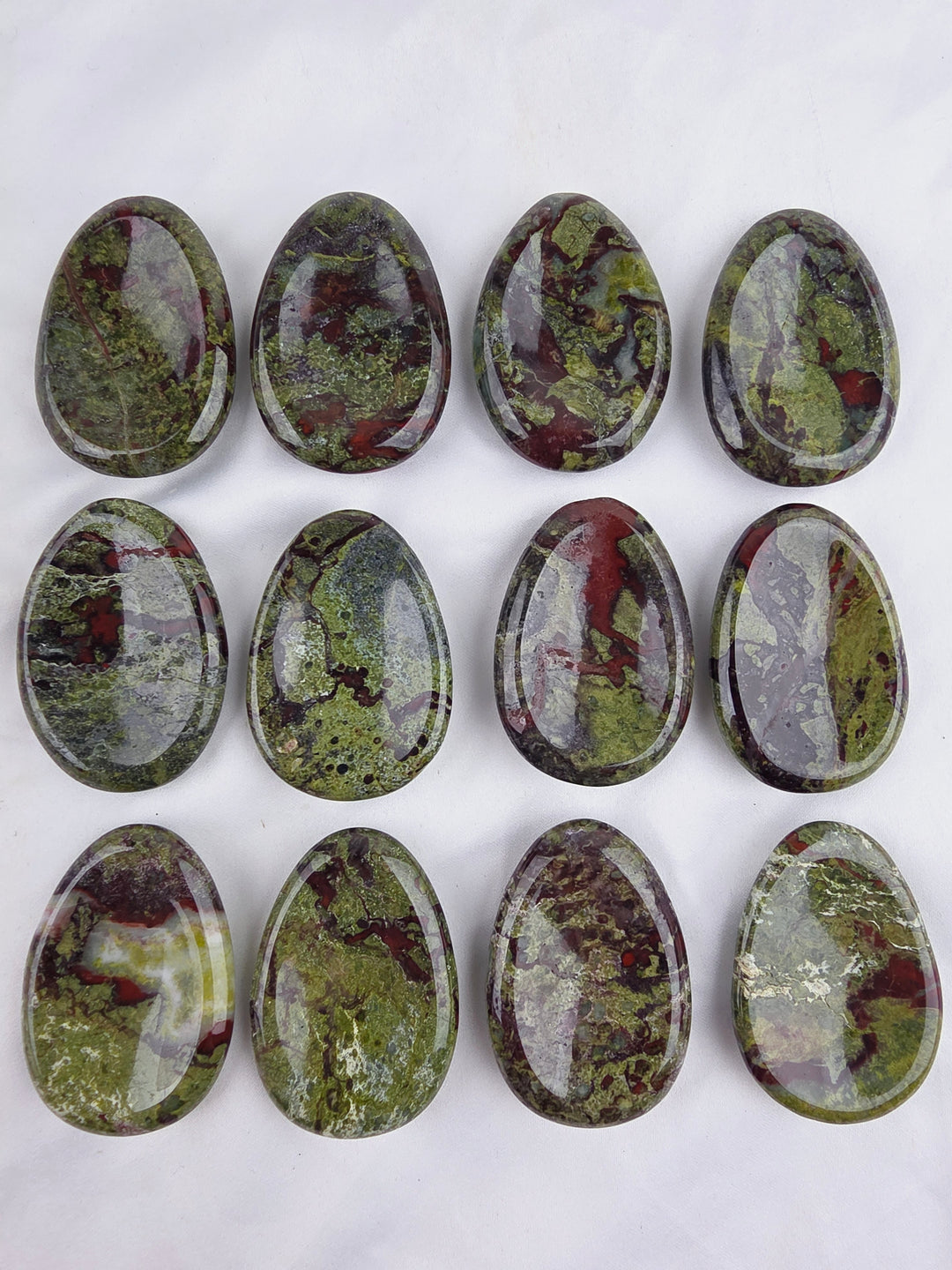 Dragon Blood Jasper Worry Stone — The Dragon Heart