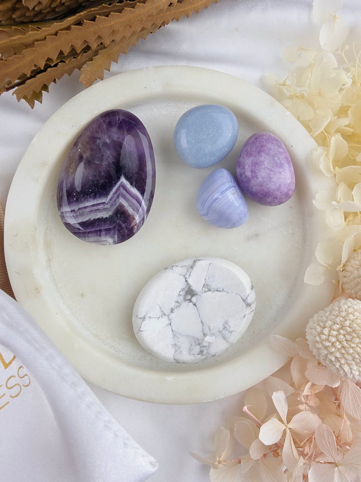 Quiet Your Mind Tumbled Stone Ritual — The Stillness Set