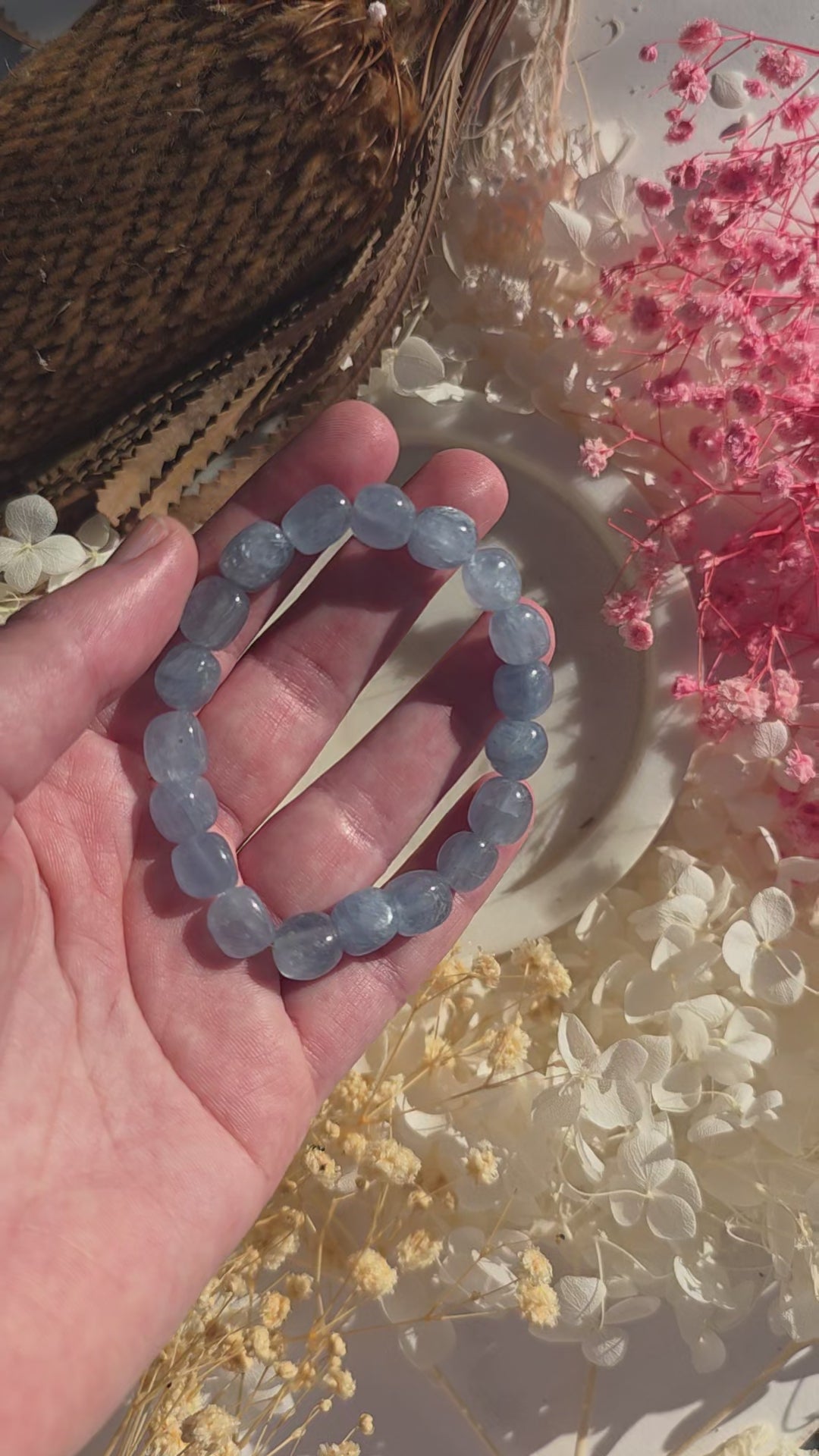 Blue Calcite Bracelet - 6mm