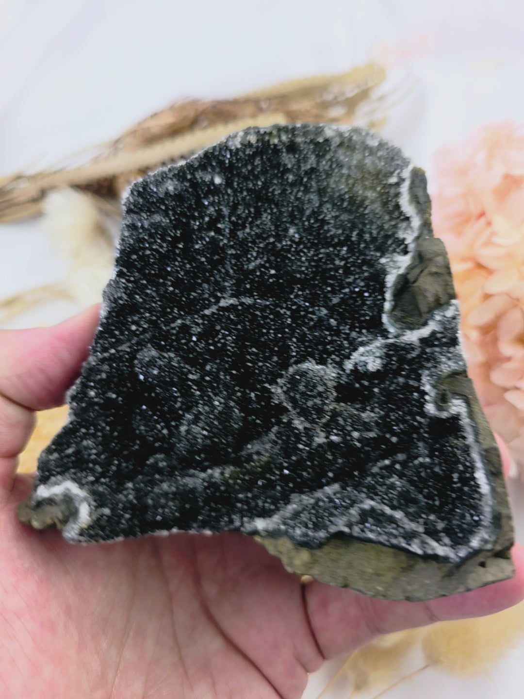 Amethyst Black Cluster