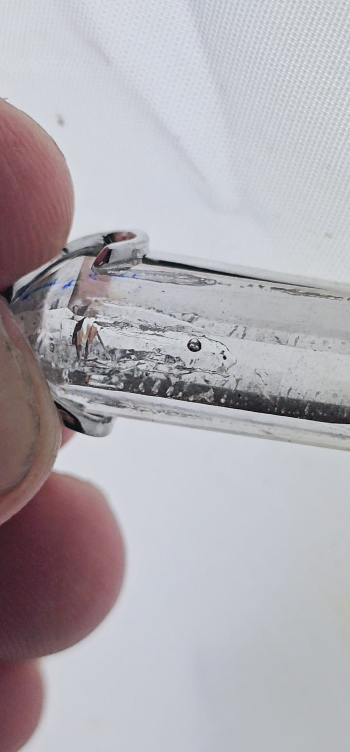 Clear Quartz with Enhydro Moving Bubble Pendant