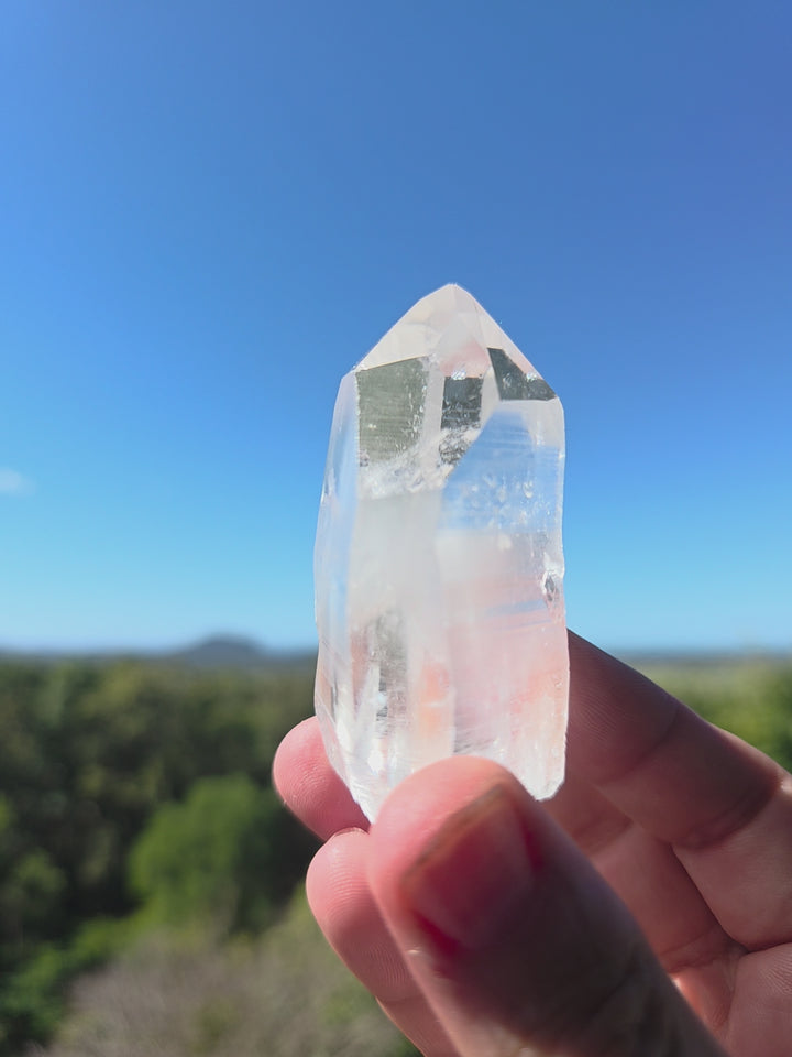 Lemurian Seed Quartz with Penetration Crystal Tower