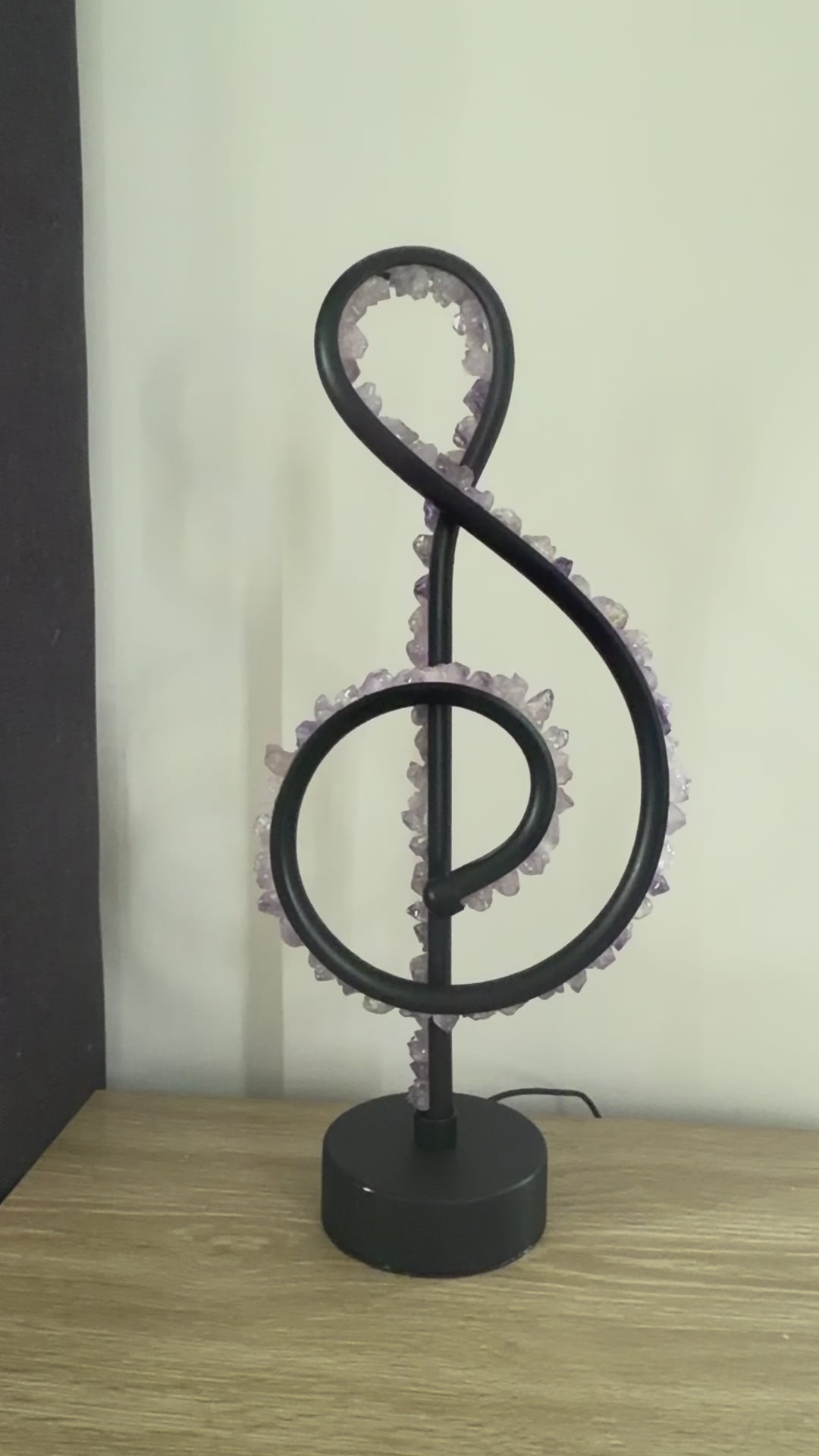 Amethyst Symphony Lamp