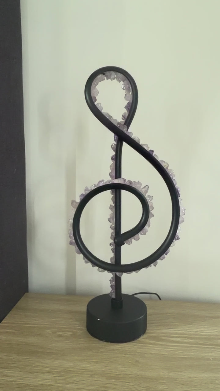 Amethyst Symphony Lamp