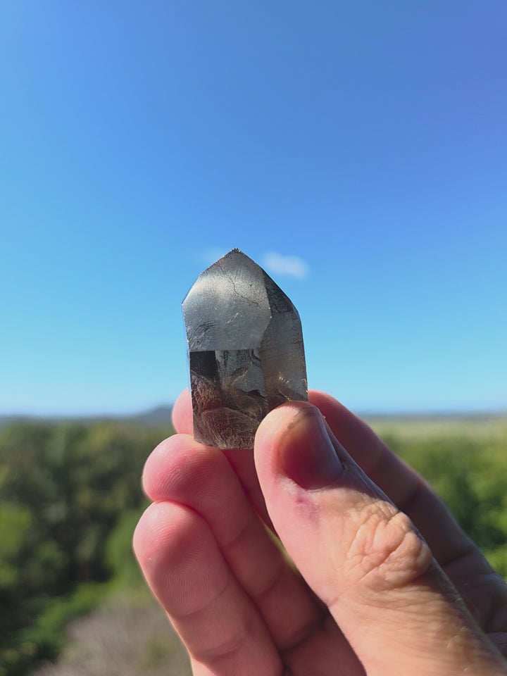 Lemurian Smoky Quartz Tower