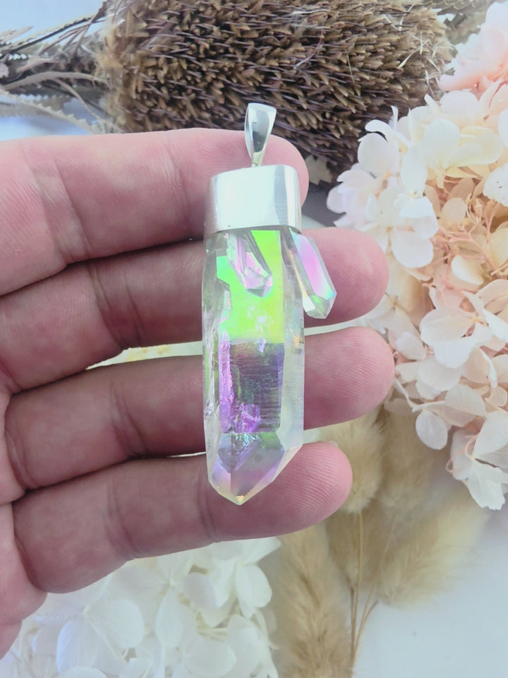 Angel Aura Silver Pendant