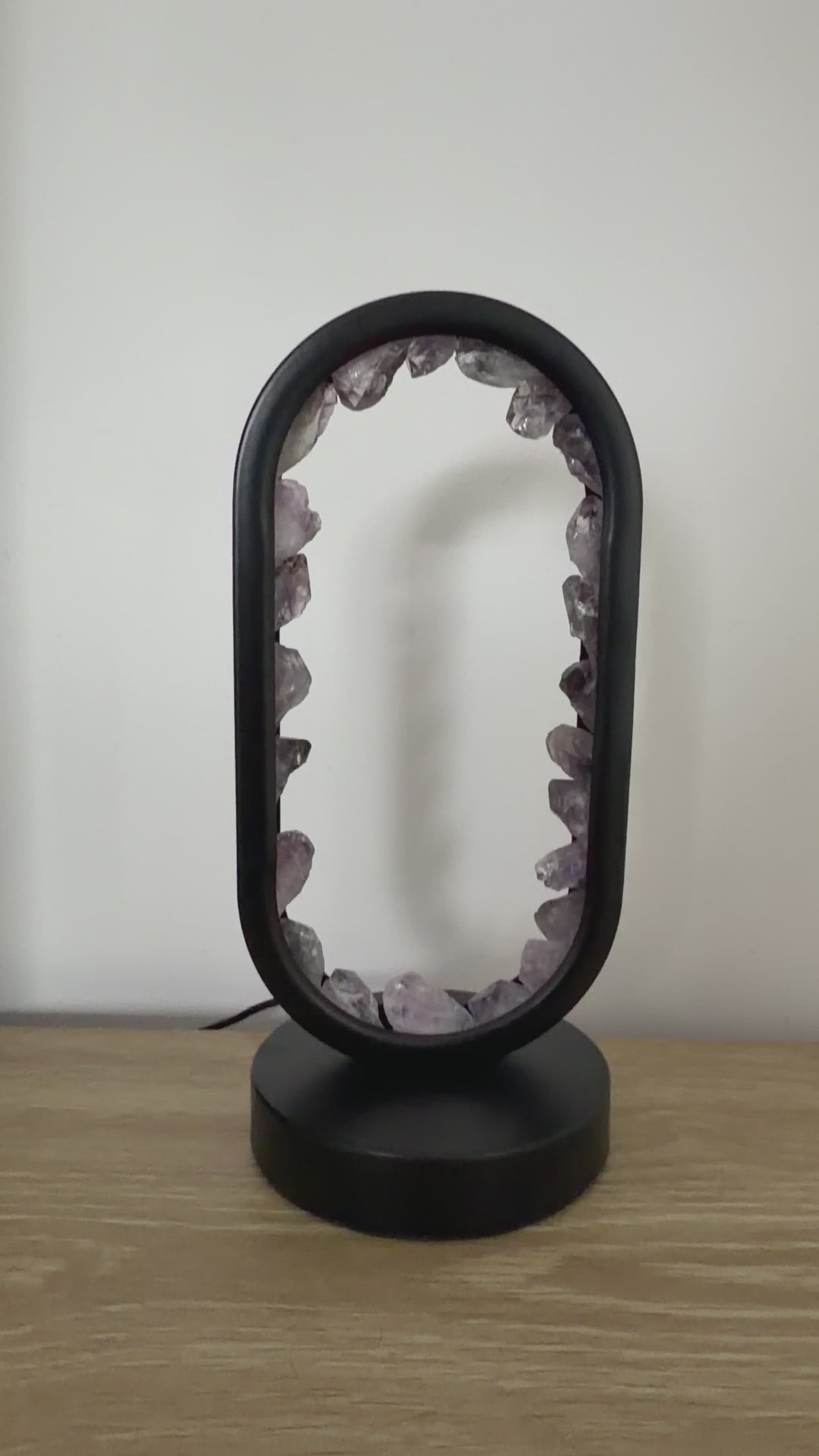 Amethyst Star Gate Lamp