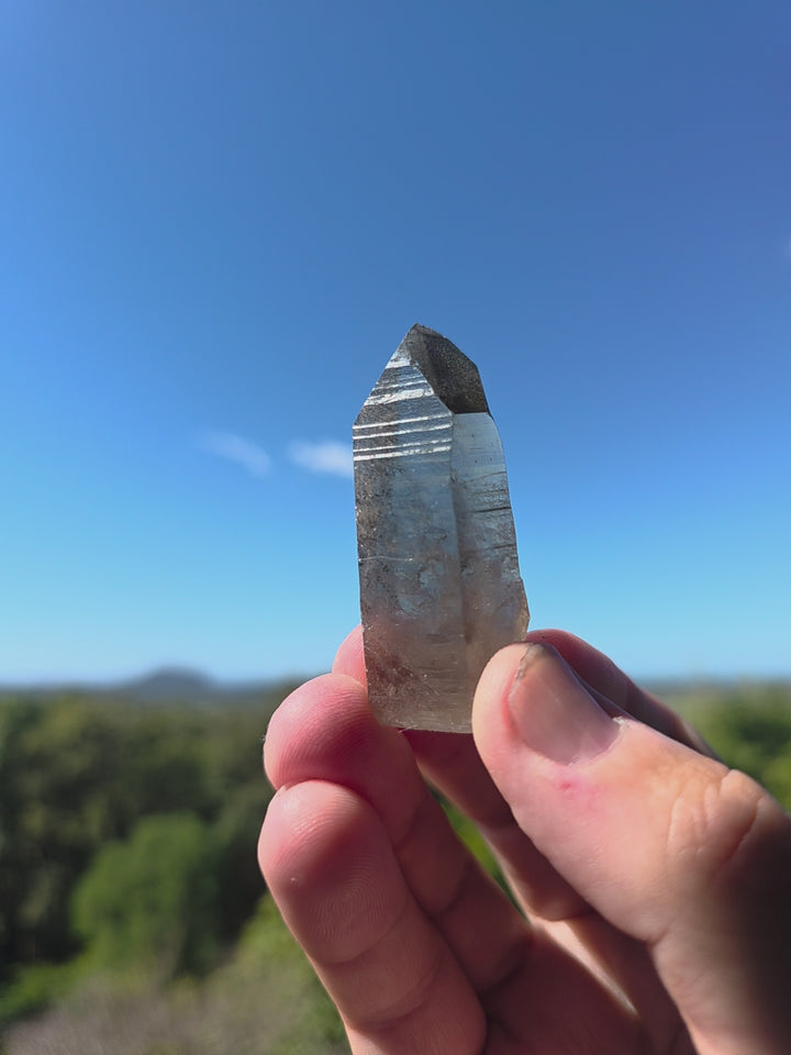 Lemurian Smoky Quartz Tower