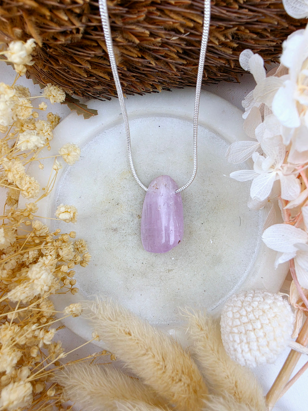 Pink Kunzite Pendant