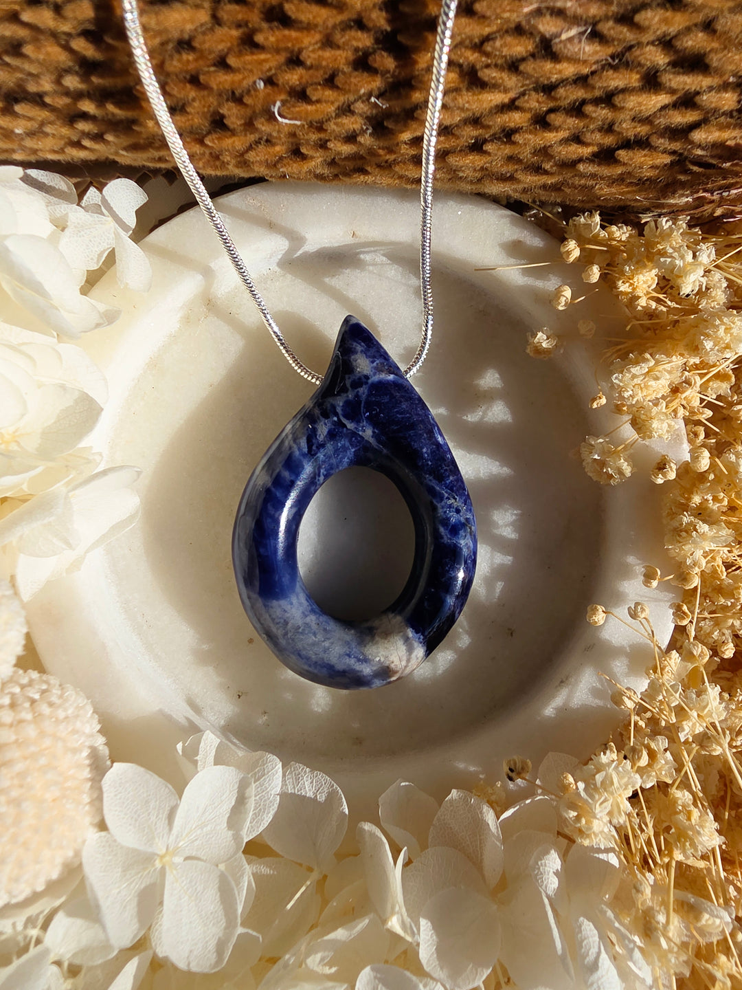 Sodalite Tear Drop Pendant