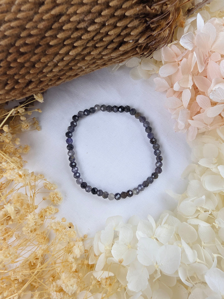Iolite Faceted Bracelet - 4mm — The Inner Compass