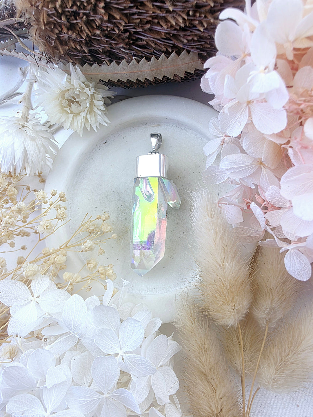 Angel Aura Silver Pendant