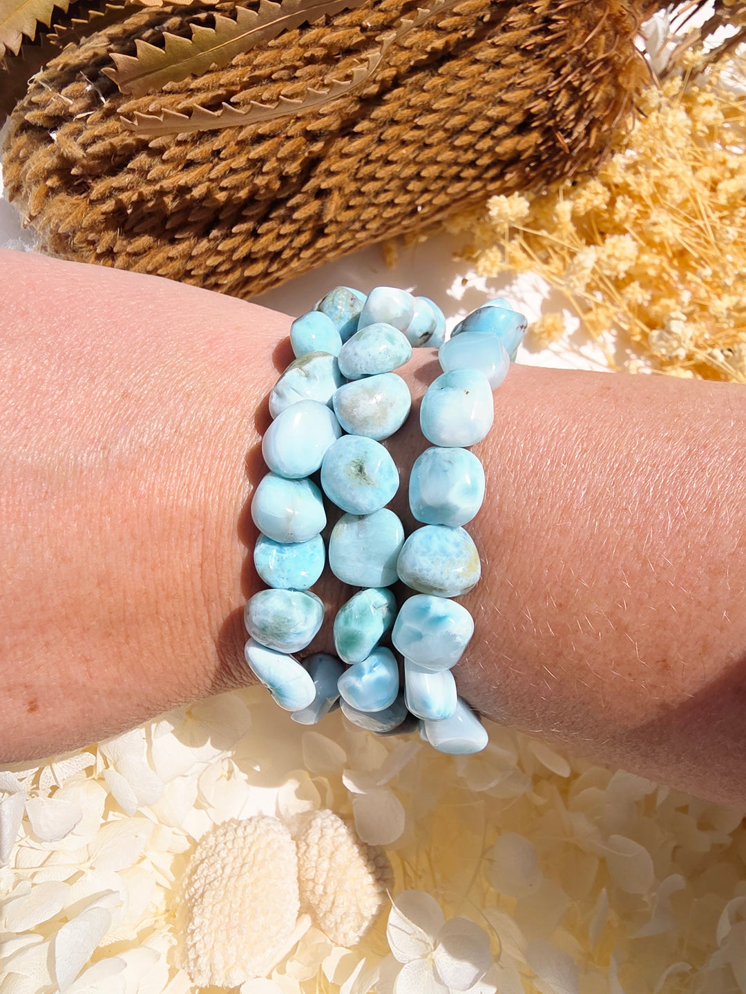 Larimar Bracelet - 8/10mm