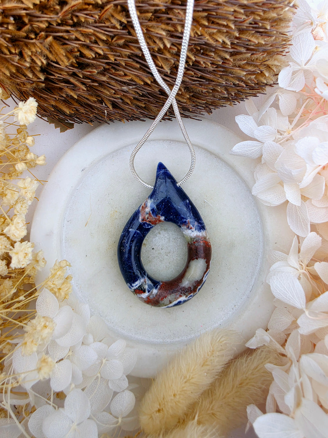 Sodalite Tear Drop Pendant