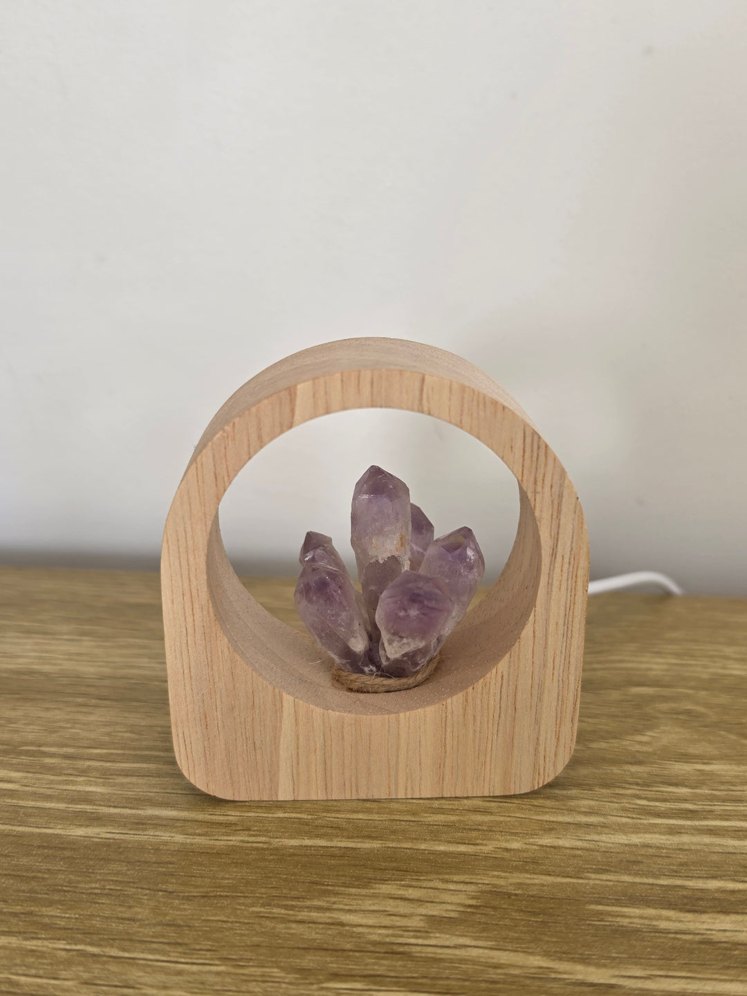 Amethyst Lotus Lamp