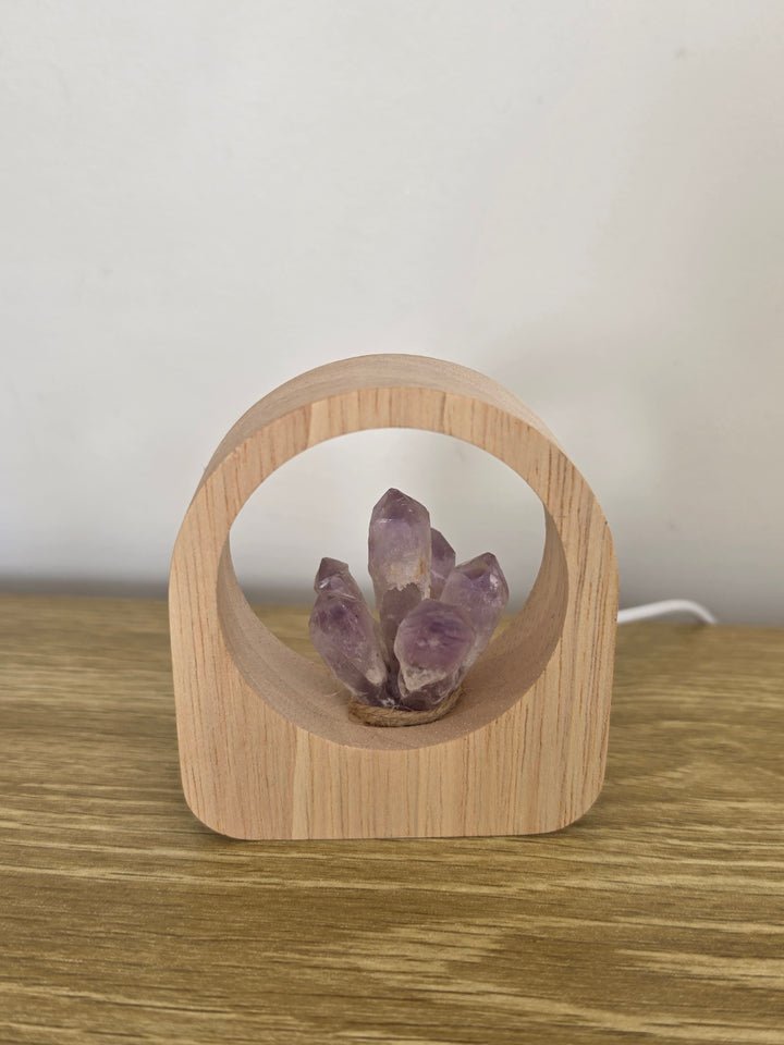 Amethyst Lotus Lamp
