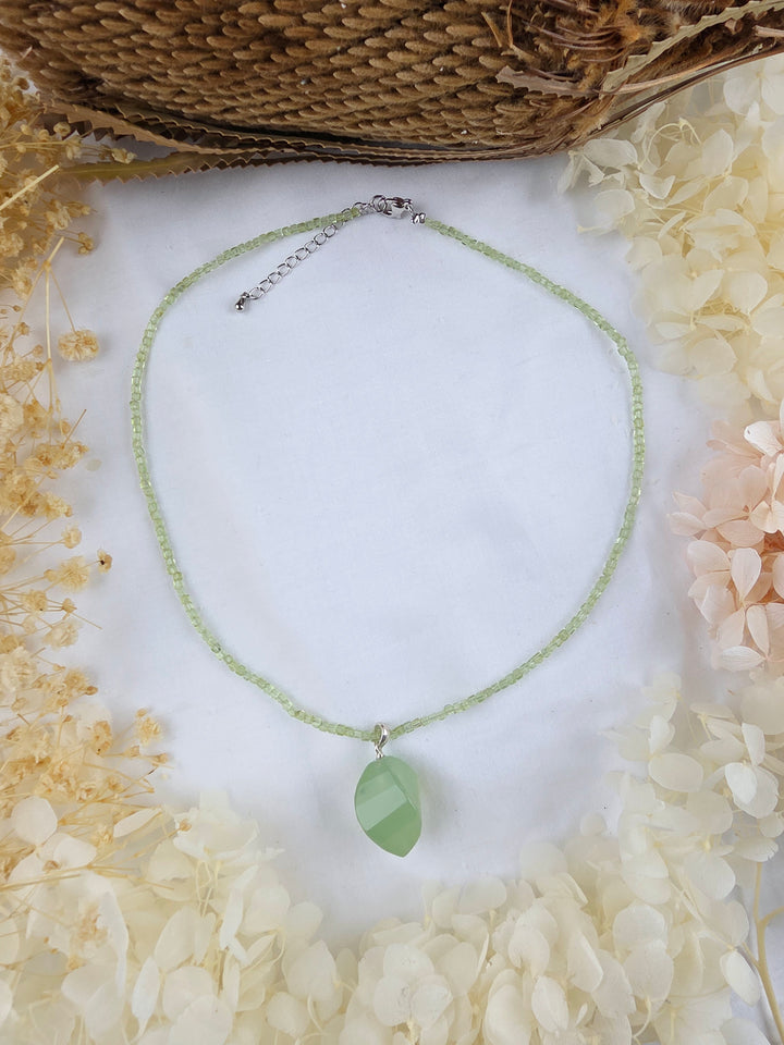 Jade & Peridot Necklace Set — Grow Into Abundance