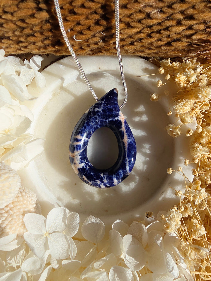 Sodalite Tear Drop Pendant
