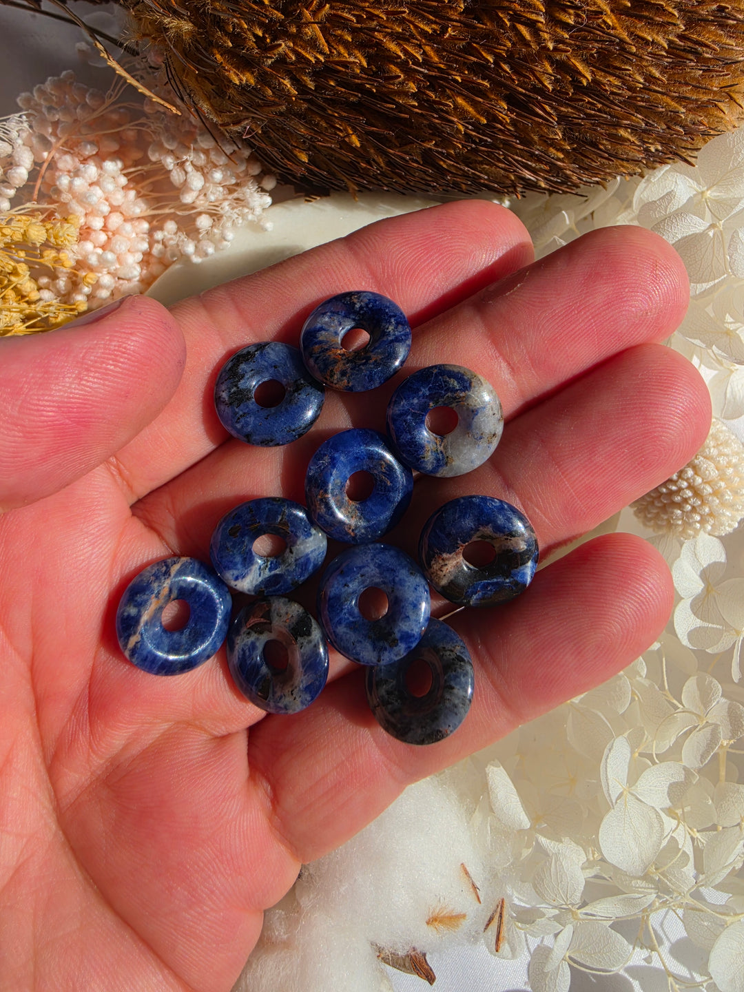 Sodalite Donut Pendant