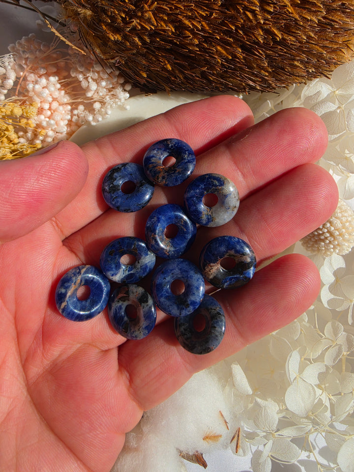 Sodalite Donut Pendant