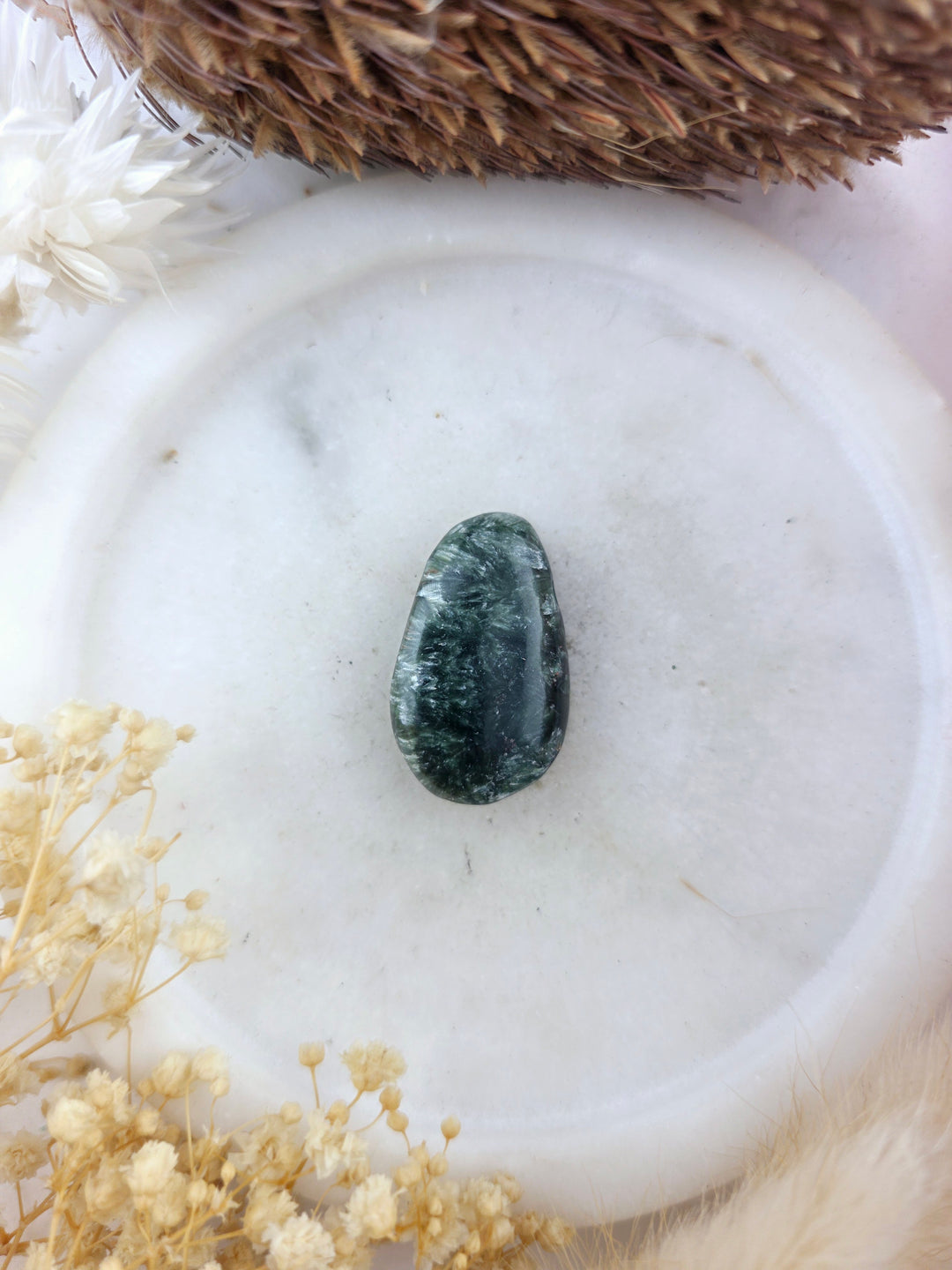 Seraphinite Tumbled Pendant