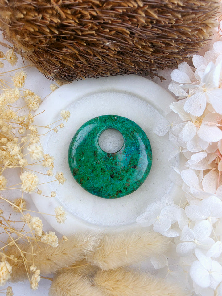 Chrysocolla Eclipse Pendant