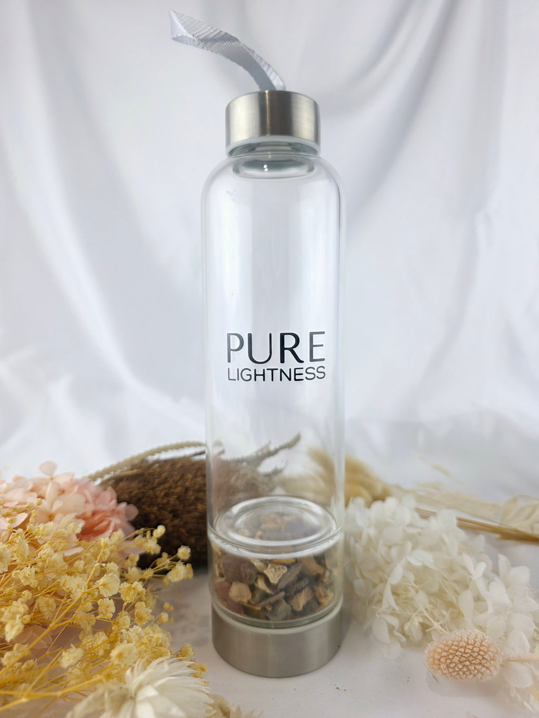 Water Bottle With Crystal Infusion Chamber